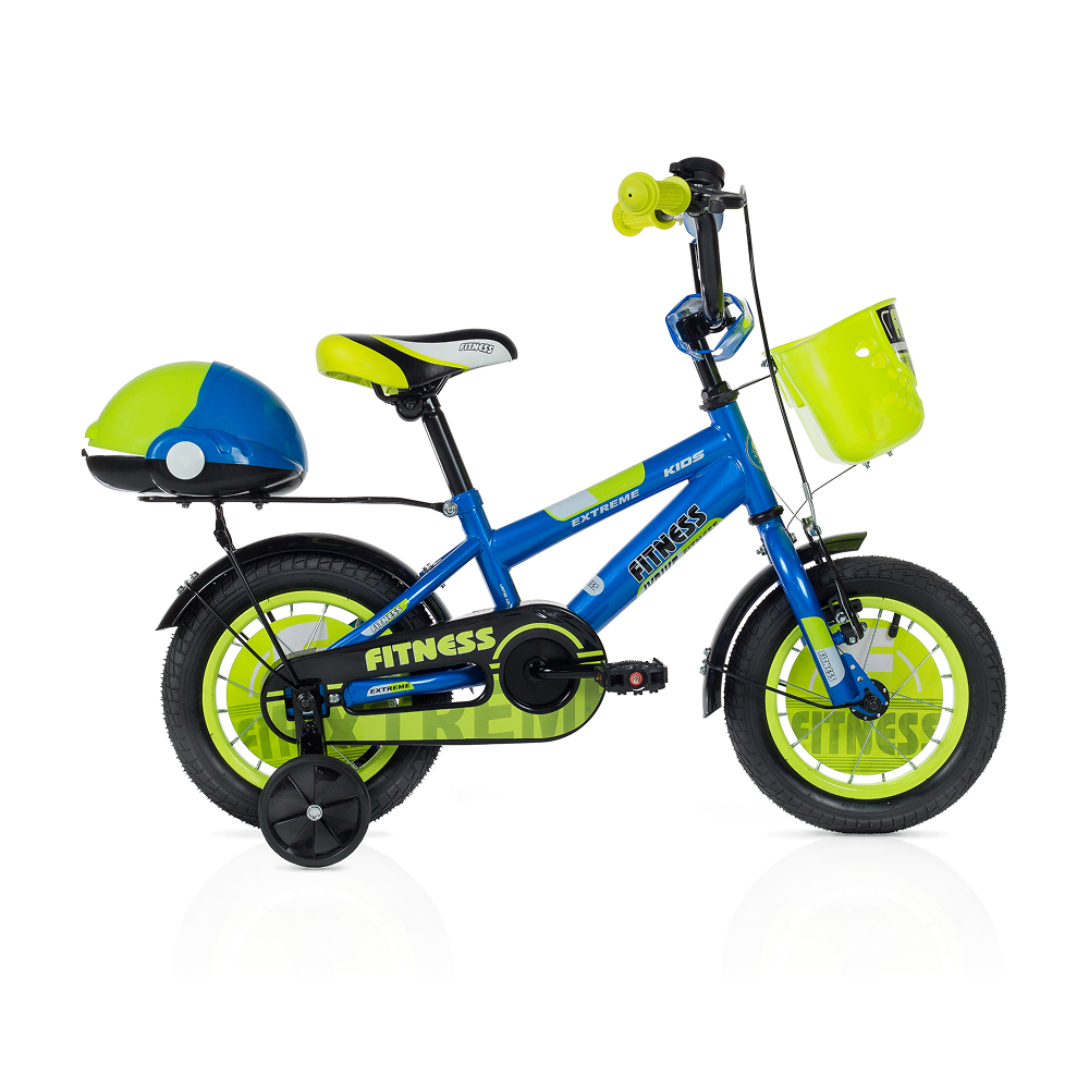 Dečiji bicikl 12'' Fitness Plavo - Zelena
