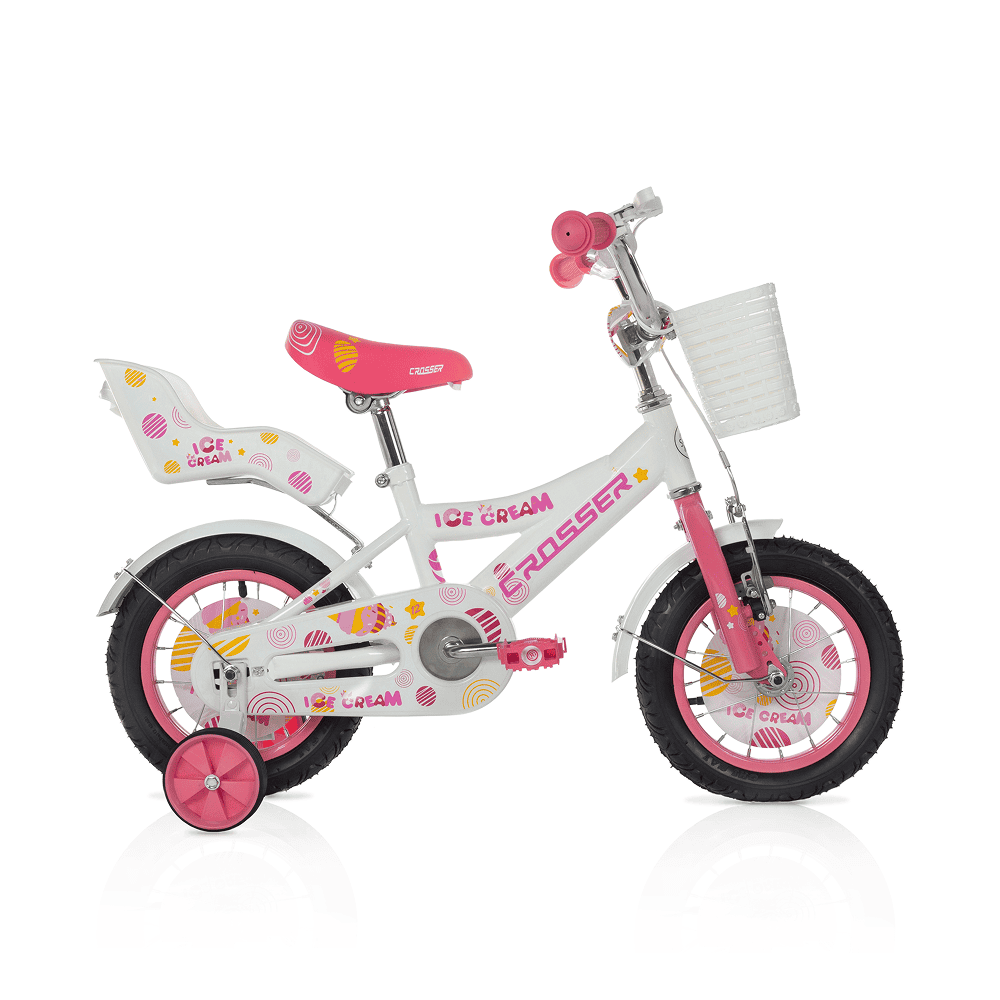 Dečiji bicikl 12'' Ice - cream roze