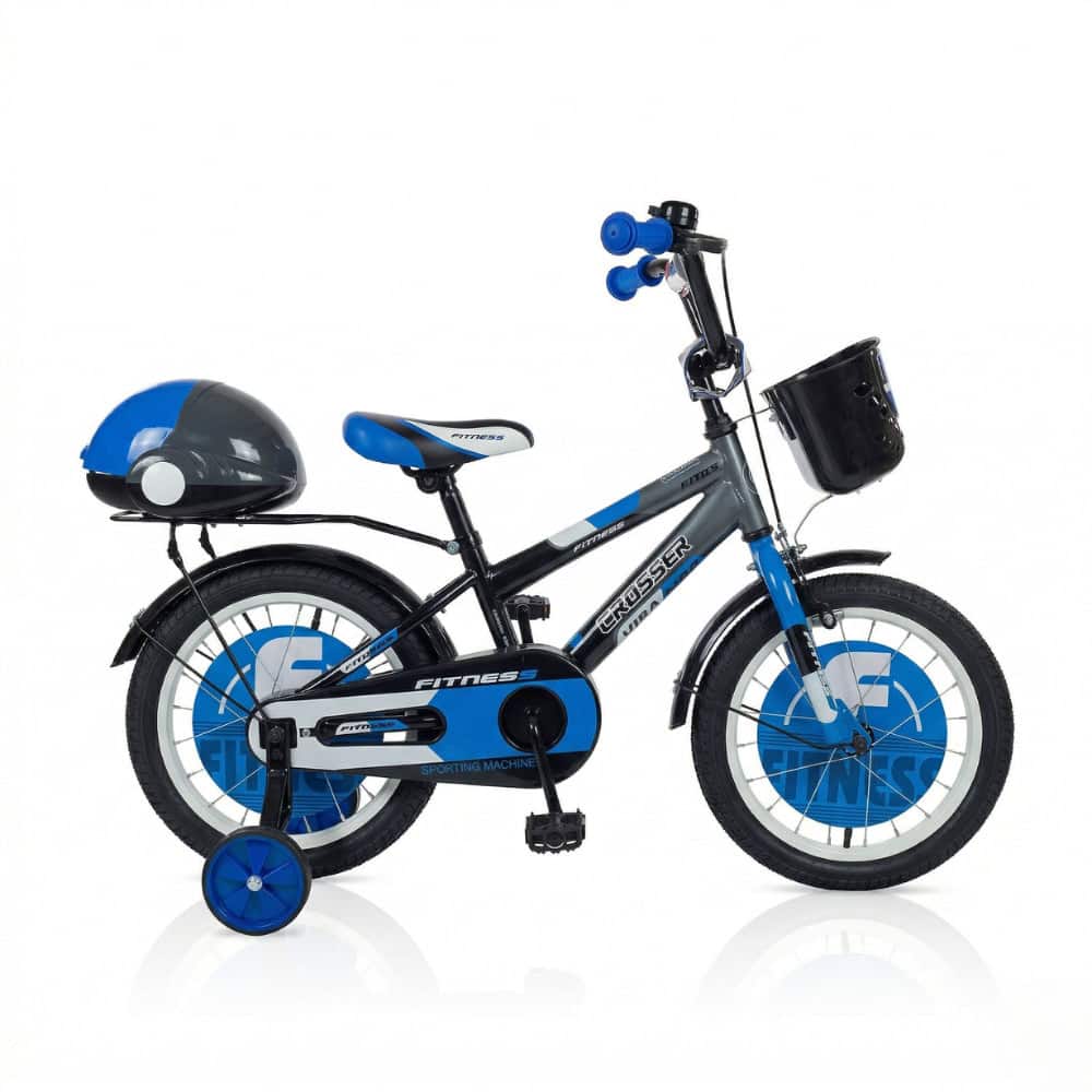 Dečiji bicikl 16'' Fitness Plavo - Siva