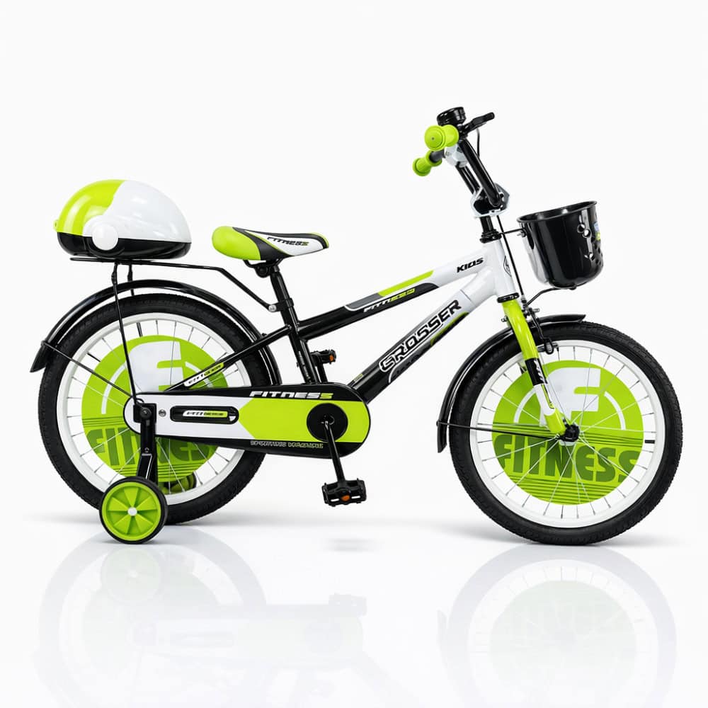 Dečiji bicikl 20'' Fitness Crno - Zelena