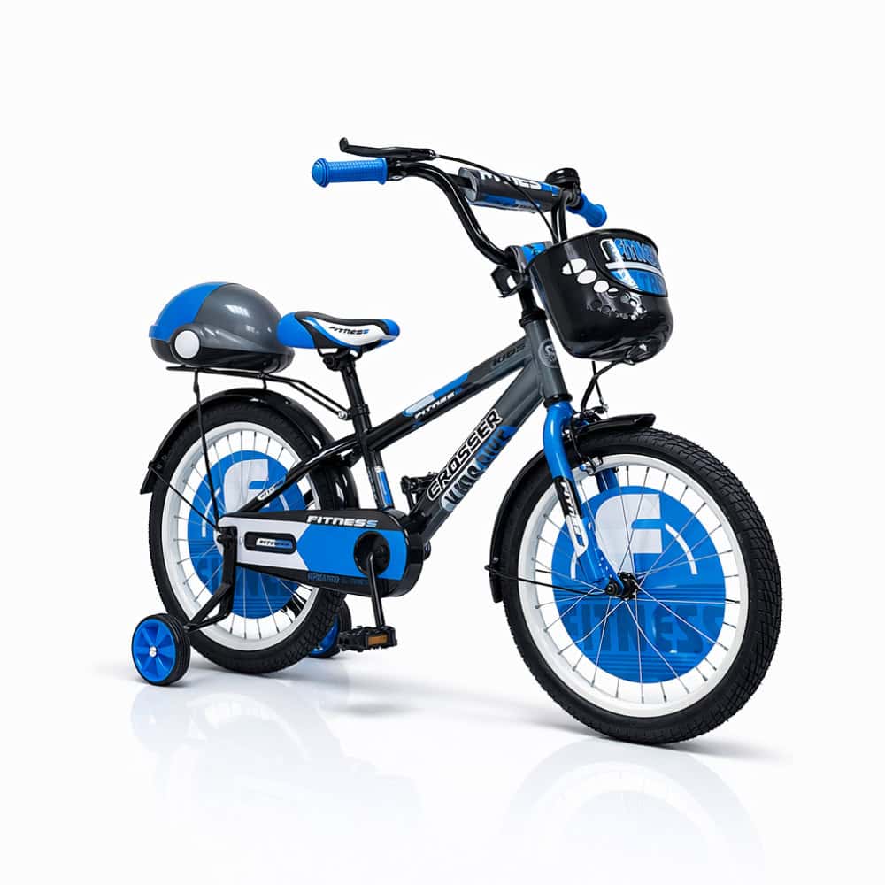 Dečiji bicikl 20'' Fitness Plavo - Siva - Slika 2