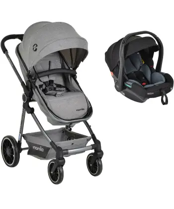 Kolica za bebe Giselle Grey model sa stabilnom konstrukcijom i modernim dizajnom