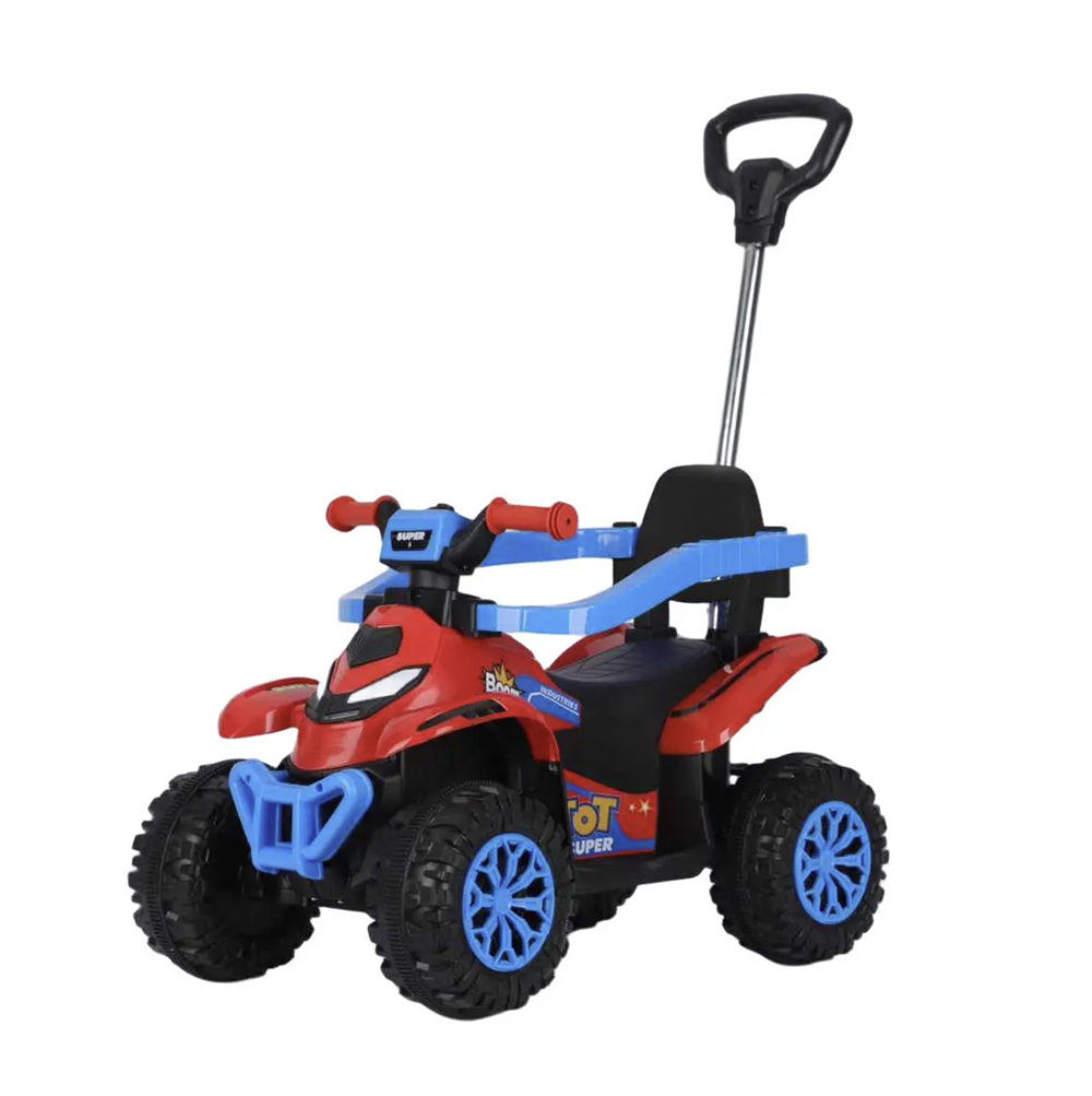 Guralica crveno/plava – stabilna i zabavna guralica sa ručkom, muzikom i svetlosnim efektima