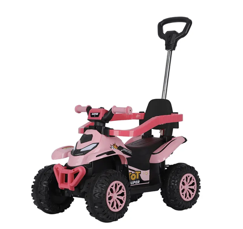 Guralica roze – stabilna i zabavna guralica sa ručkom, muzikom i svetlosnim efektima