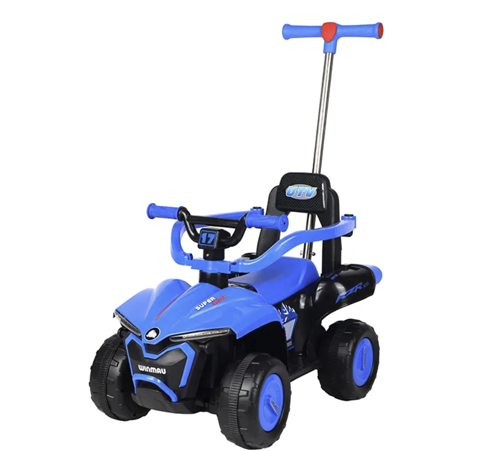 Dečija guralica kvad plava sa četiri točka