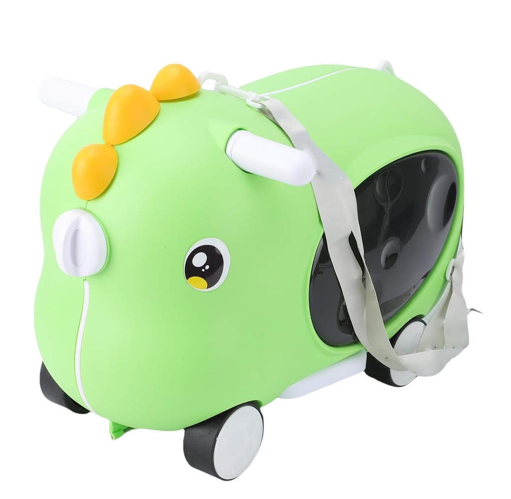 Dečija guralica koferčić zelena – lagana i stabilna guralica za decu