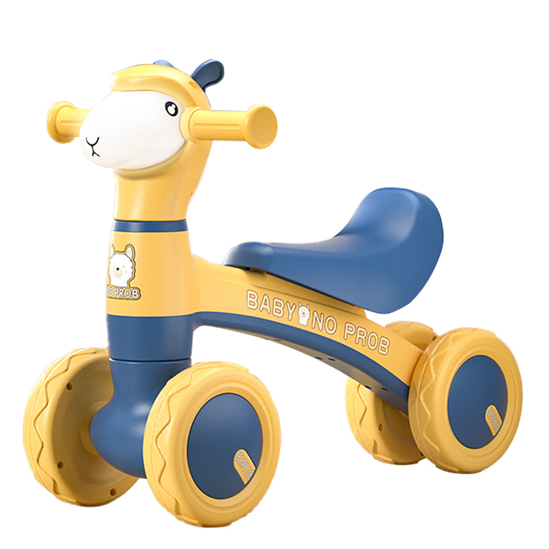 Marsi Alpaca guralica za decu plavo žuta sa četiri točka