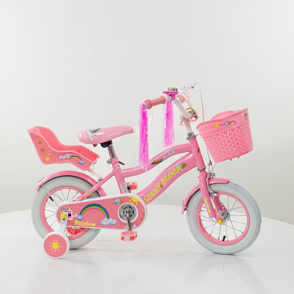 Dečiji bicikl 723-12 roze sa točkovima od 12 inča