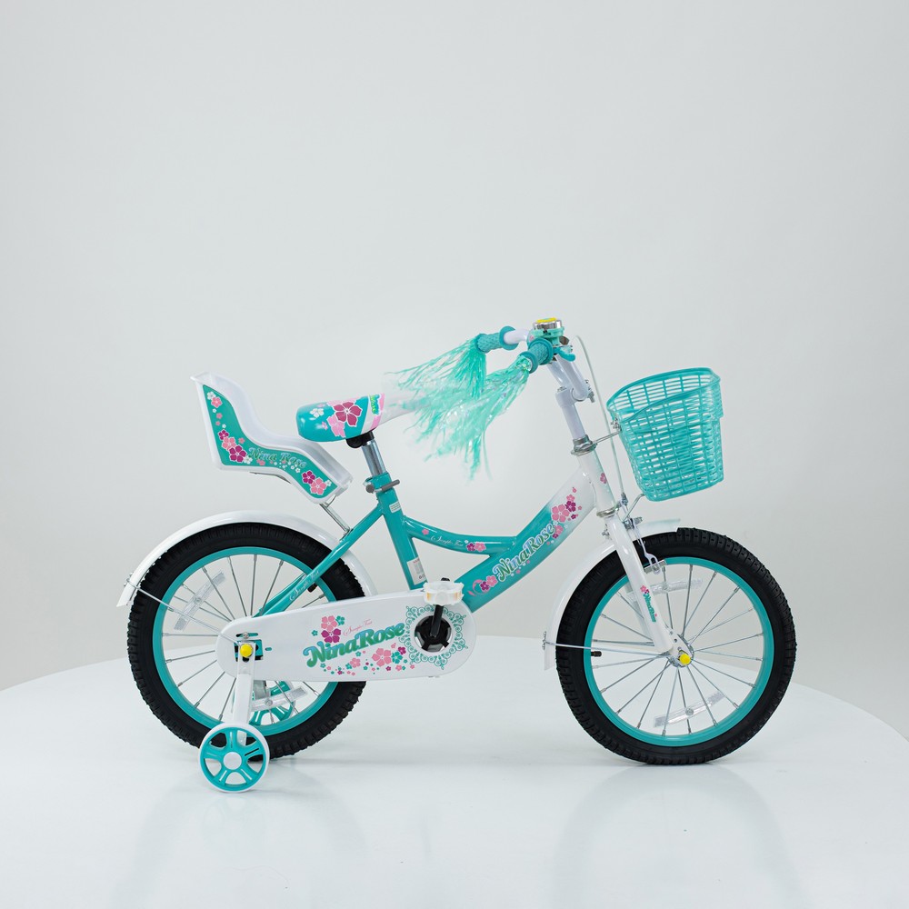 Dečiji bicikl Nina Rose 722-14 mint sa pomoćnim točkovima