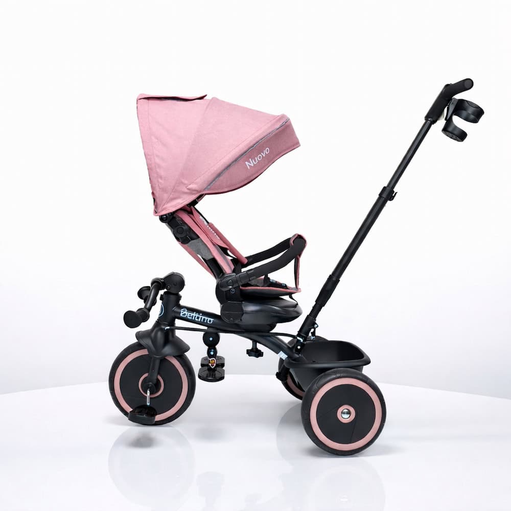 Tricikl sa rotirajućim sedištem i ležećim položajem - Roze - Slika 4