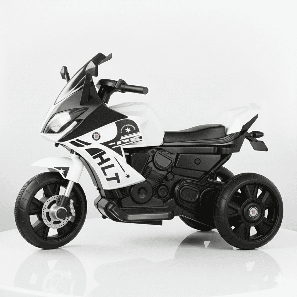Dečiji Motor na akumulator na 3 točka HLT Beli (6V) - Slika 2