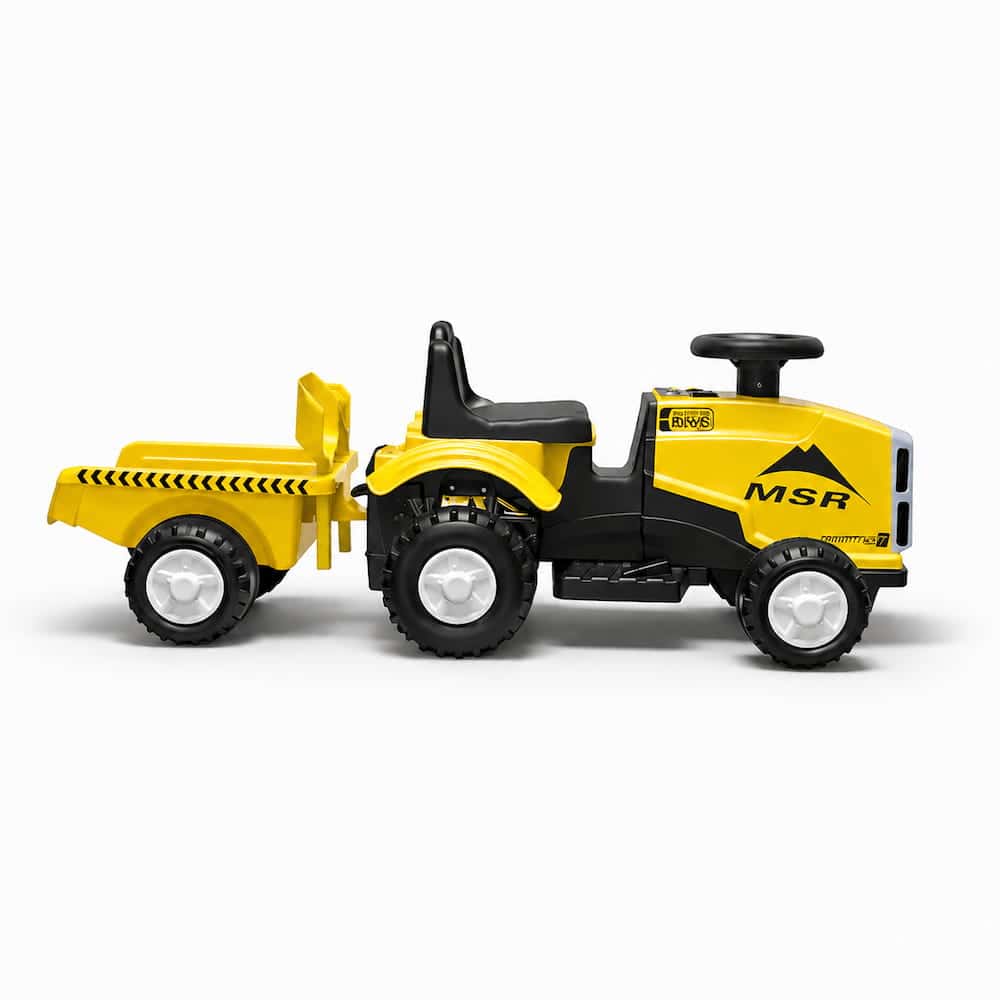 Traktor Mini Farmer sa prikolicom (6V) – Žuti - Slika 2