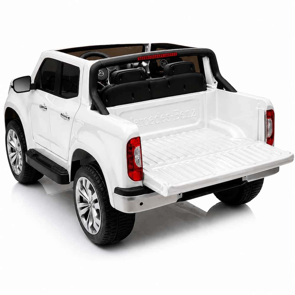Licencirani Mercedes Benz X Class 4 x 4 Dvosed - Beli - Slika 4
