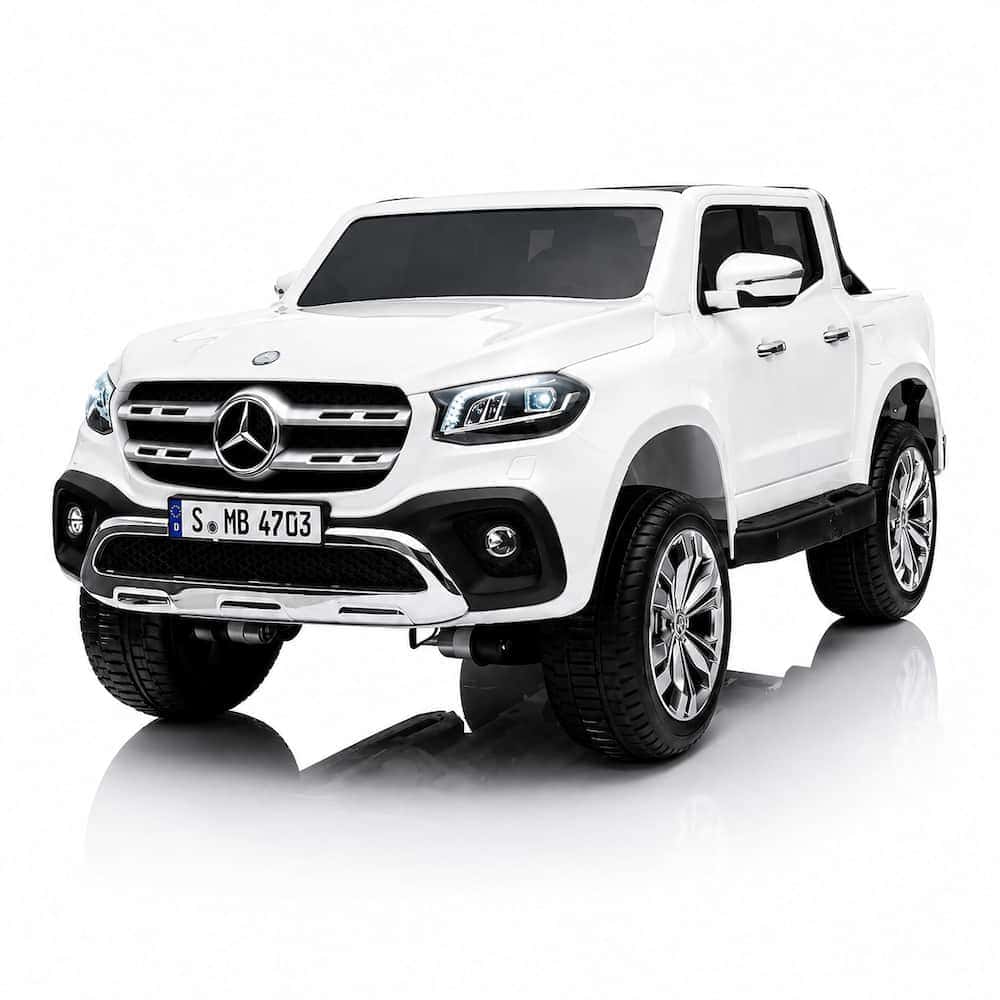 Licencirani Mercedes Benz X Class 4 x 4 Dvosed - Beli