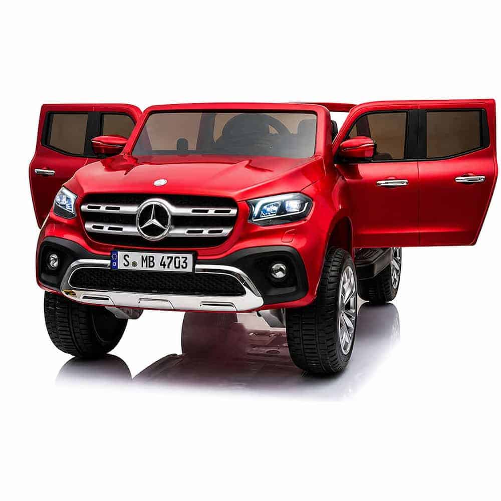 Licencirani Mercedes Benz X Class 4 x 4 Dvosed - Crveni - Slika 3