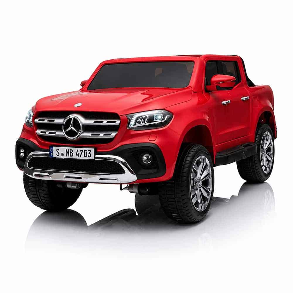 Licencirani Mercedes Benz X Class 4 x 4 Dvosed - Crveni