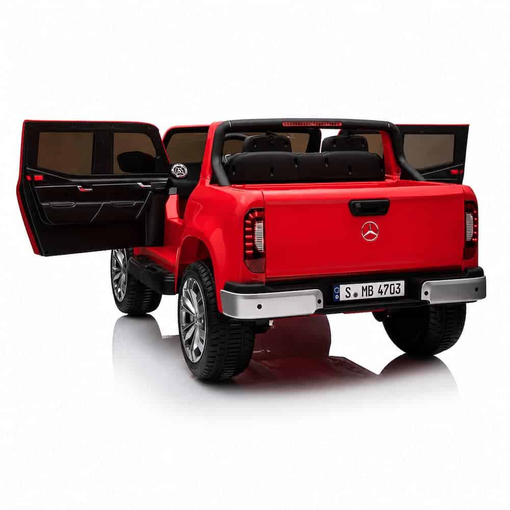 Licencirani Mercedes Benz X Class 4 x 4 Dvosed - Crveni - Slika 4