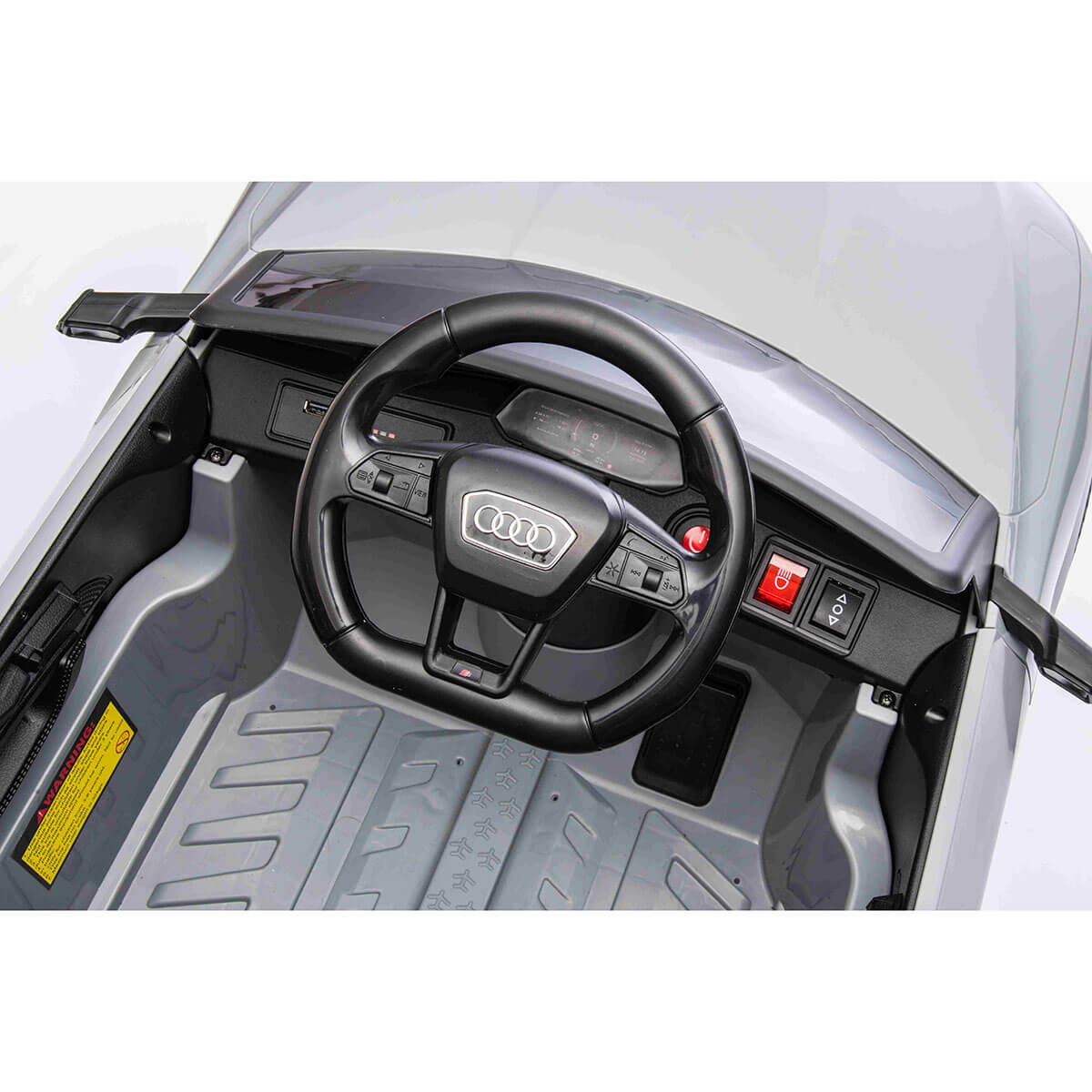 Dečiji Auto AUDI SQ8 Sivi na akumulator - Slika 6