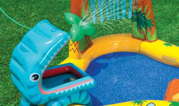 Intex dinosaur bazen igraonica sa toboganom i prskalicom