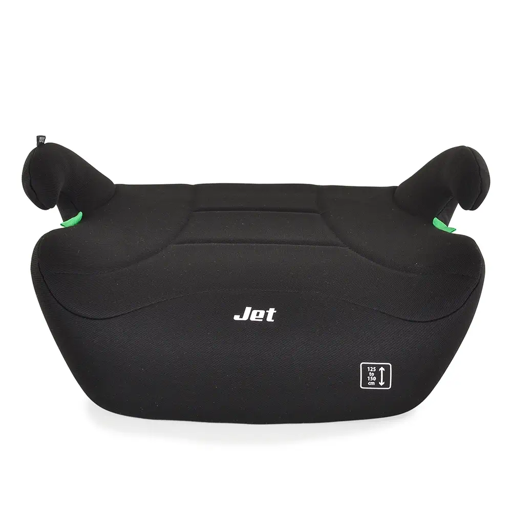 Auto-sediste-buster-Jet-125-150cm-Black-prikaz-sa-prednje-strane