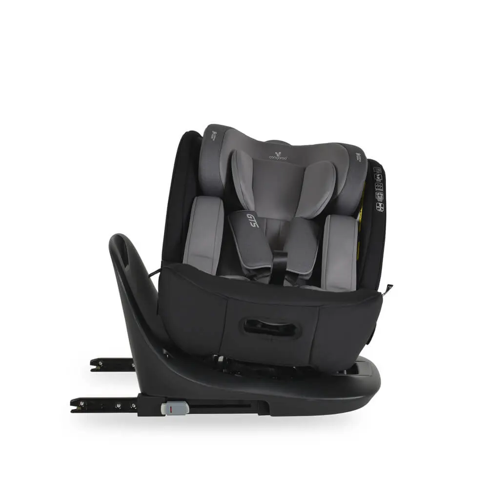Cangaroo-Auto-sediste-za-decu-GTS-40-150cm-Charcoal-Gray-rotacija-sedista-od-360-stepeni