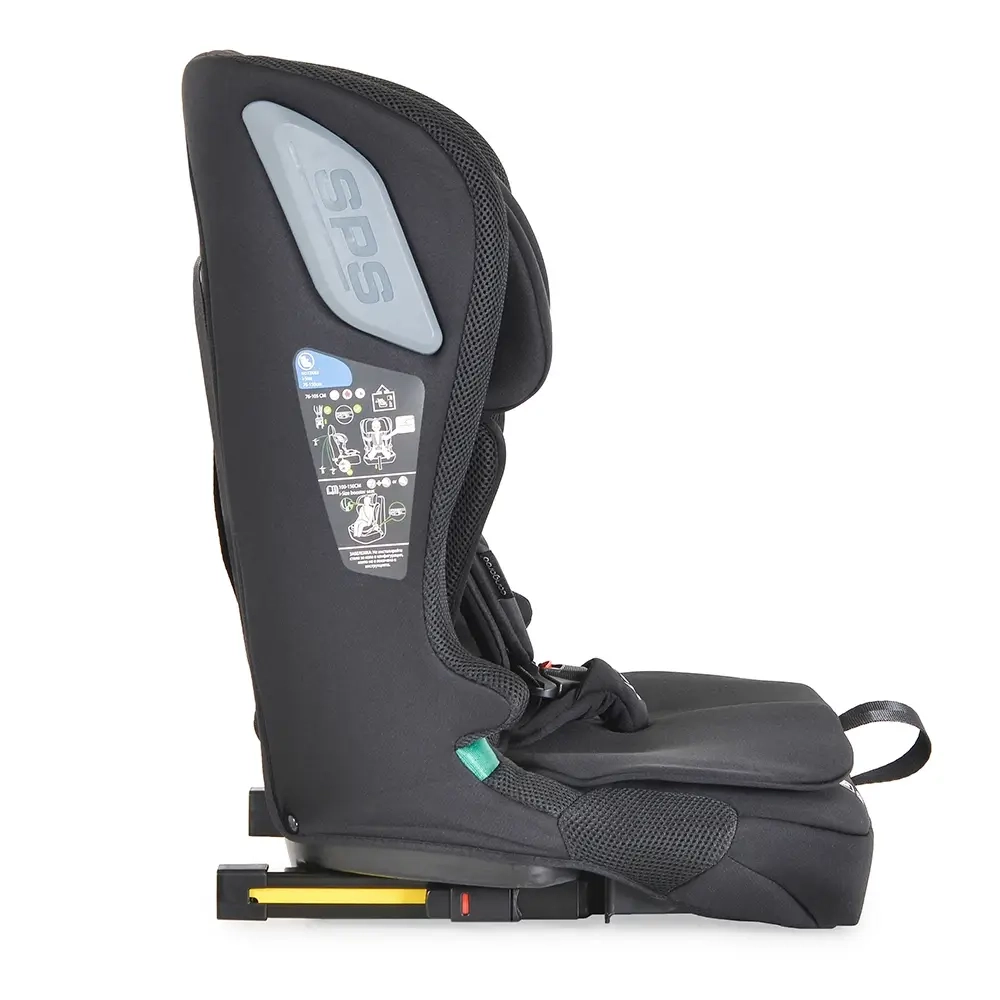 Cangaroo-Auto-sediste-za-decu-iDrive-76-150cm-Phantom-Black-isofix-sistem-vezivanja