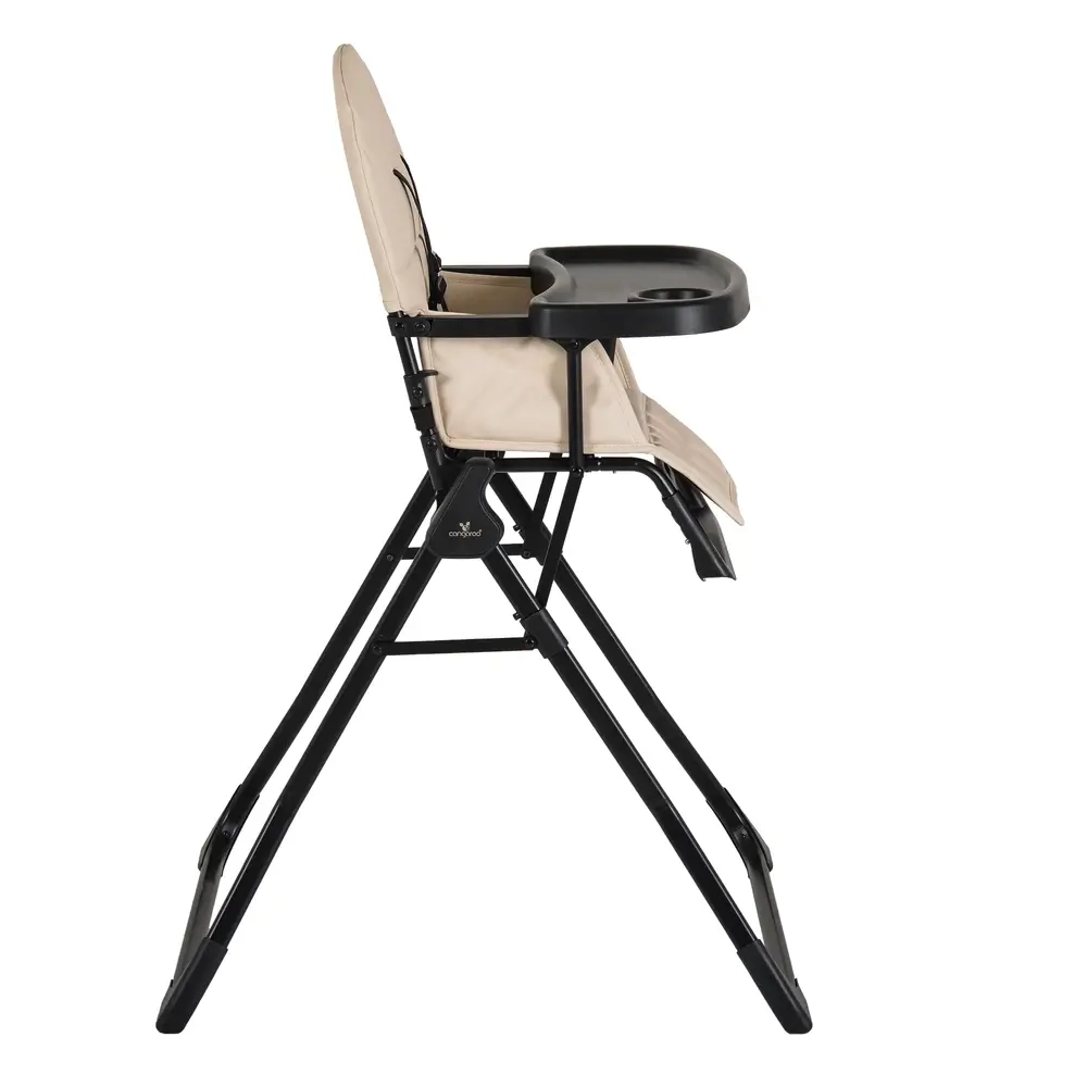 Cangaroo-Stolica-za-hranjenje-Waffle-Beige-prikaz-bocne-strane