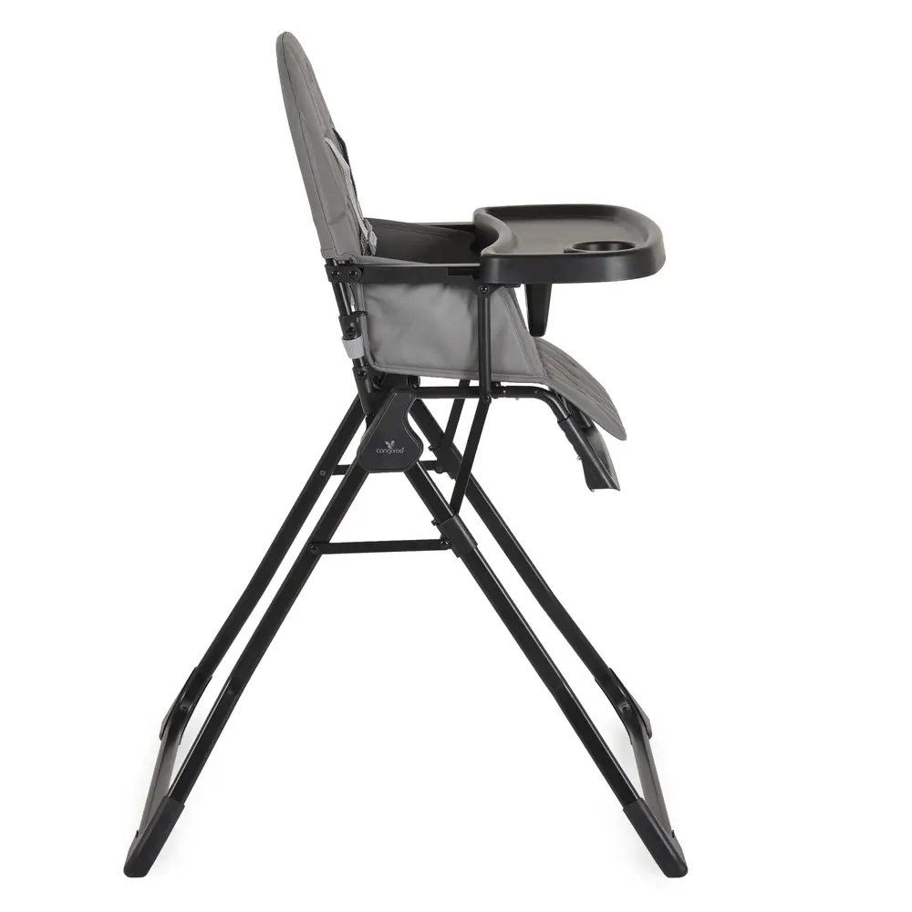 Cangaroo-Stolica-za-hranjenje-Waffle-Grey-podesiva-tacna-u-dve-pozicije