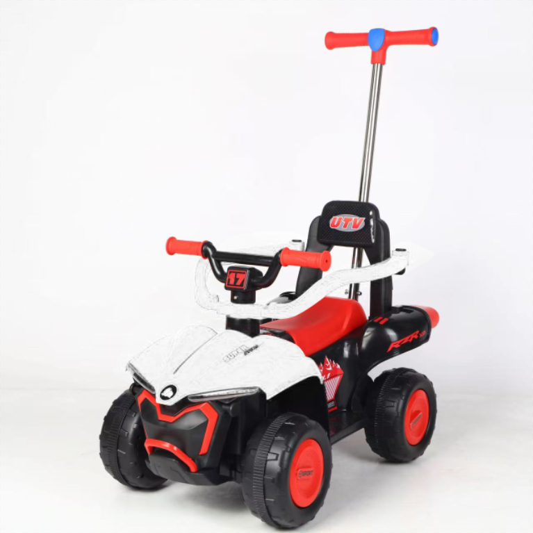 Dečija guralica kvad crvena sa četiri stabilna točka