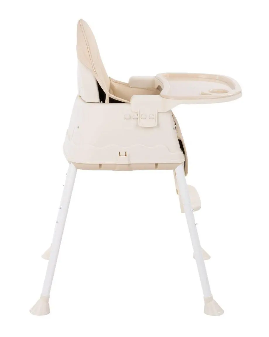 Kikka Boo Creamy 2in1 Beige – praktična hranilica za bebe koja se koristi kao hranilica i buster sedište.