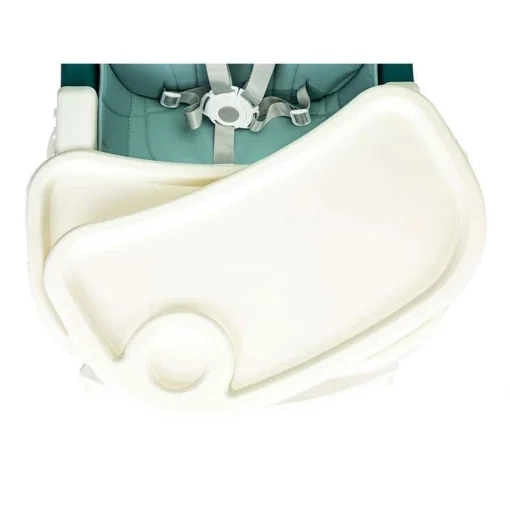 Hranilica 2u1 Blue ECO TOYS sa drvenim nogama i eco kožom za bebe