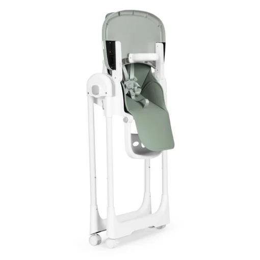 Hranilica Green ECOTOYS stolica za bebe sa tacnom i točkićima