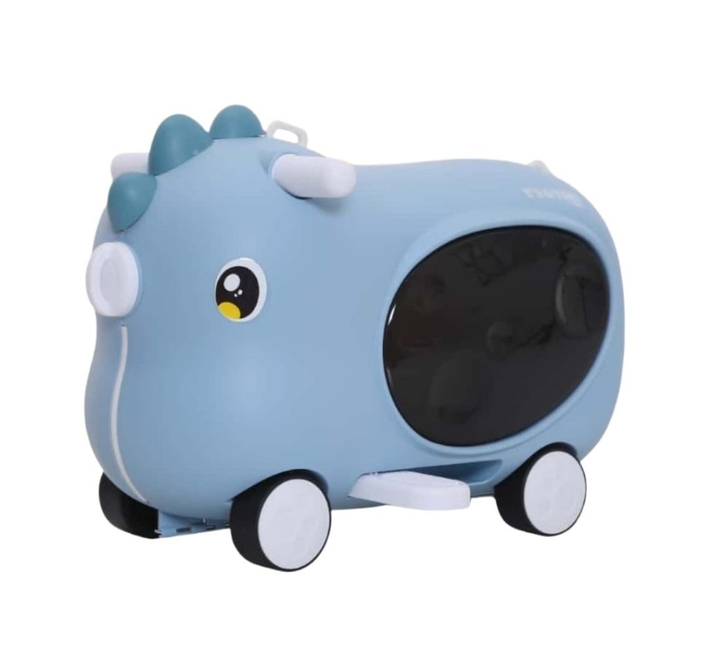 Dečija guralica koferčić plava – lagana i stabilna guralica za decu