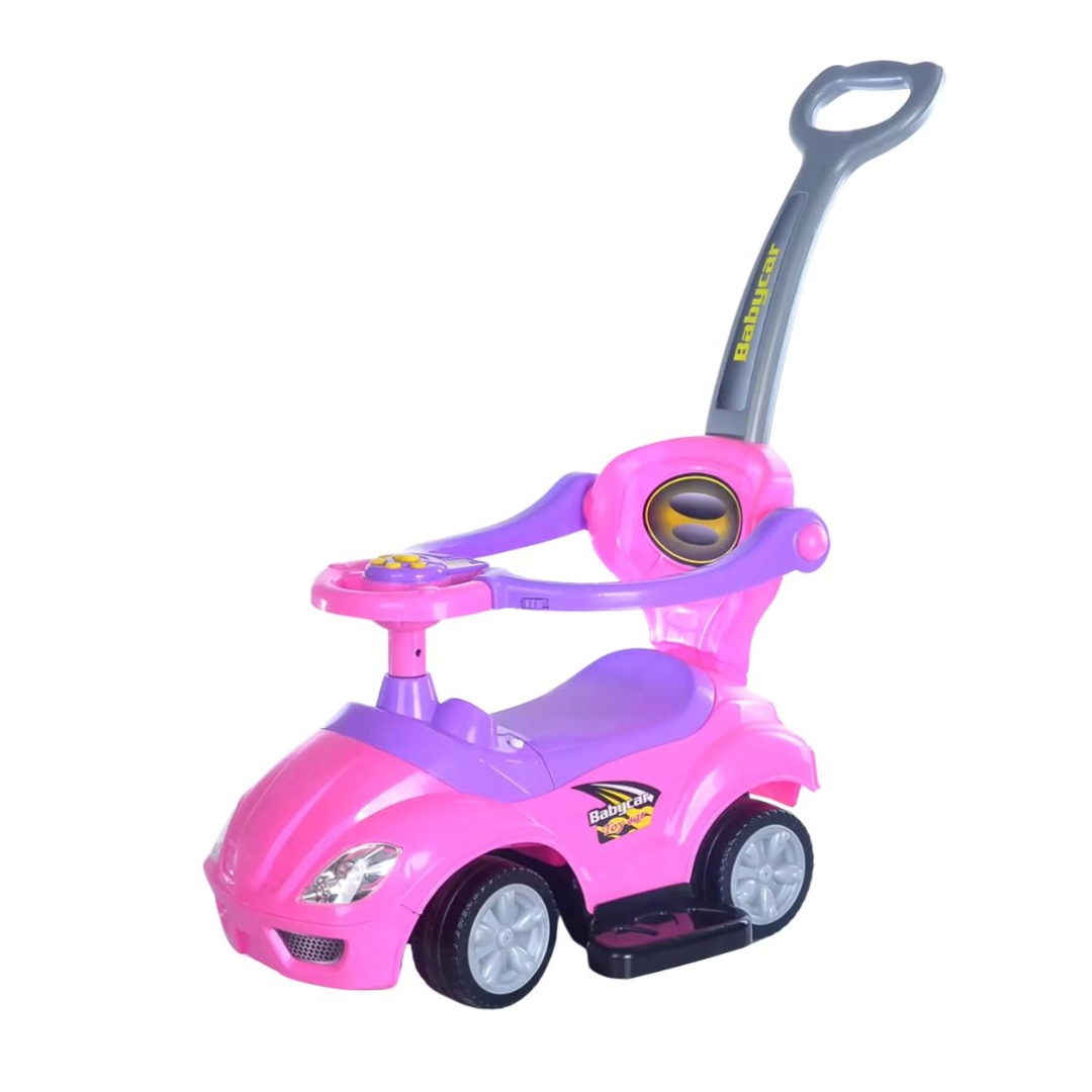 Guralica Mega Car 3/1 roze za decu uzrasta od 1 do 3 godine