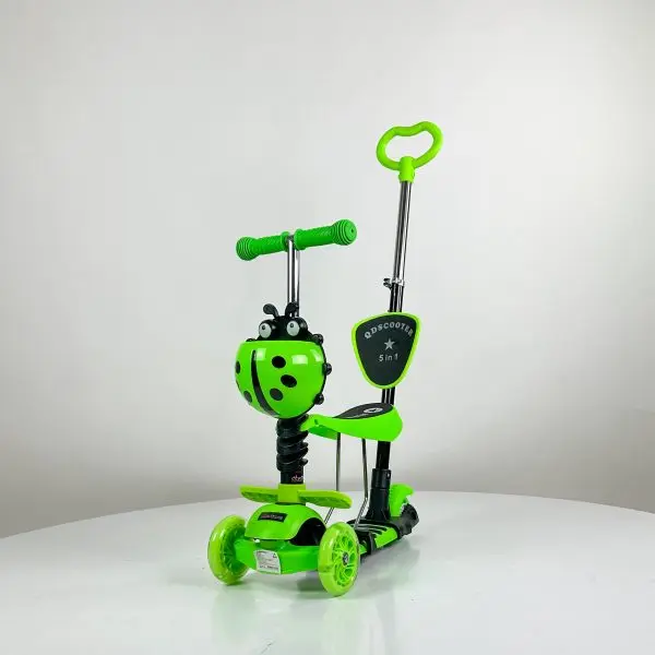 Dečiji trotinet 5u1 Bubamara zeleni