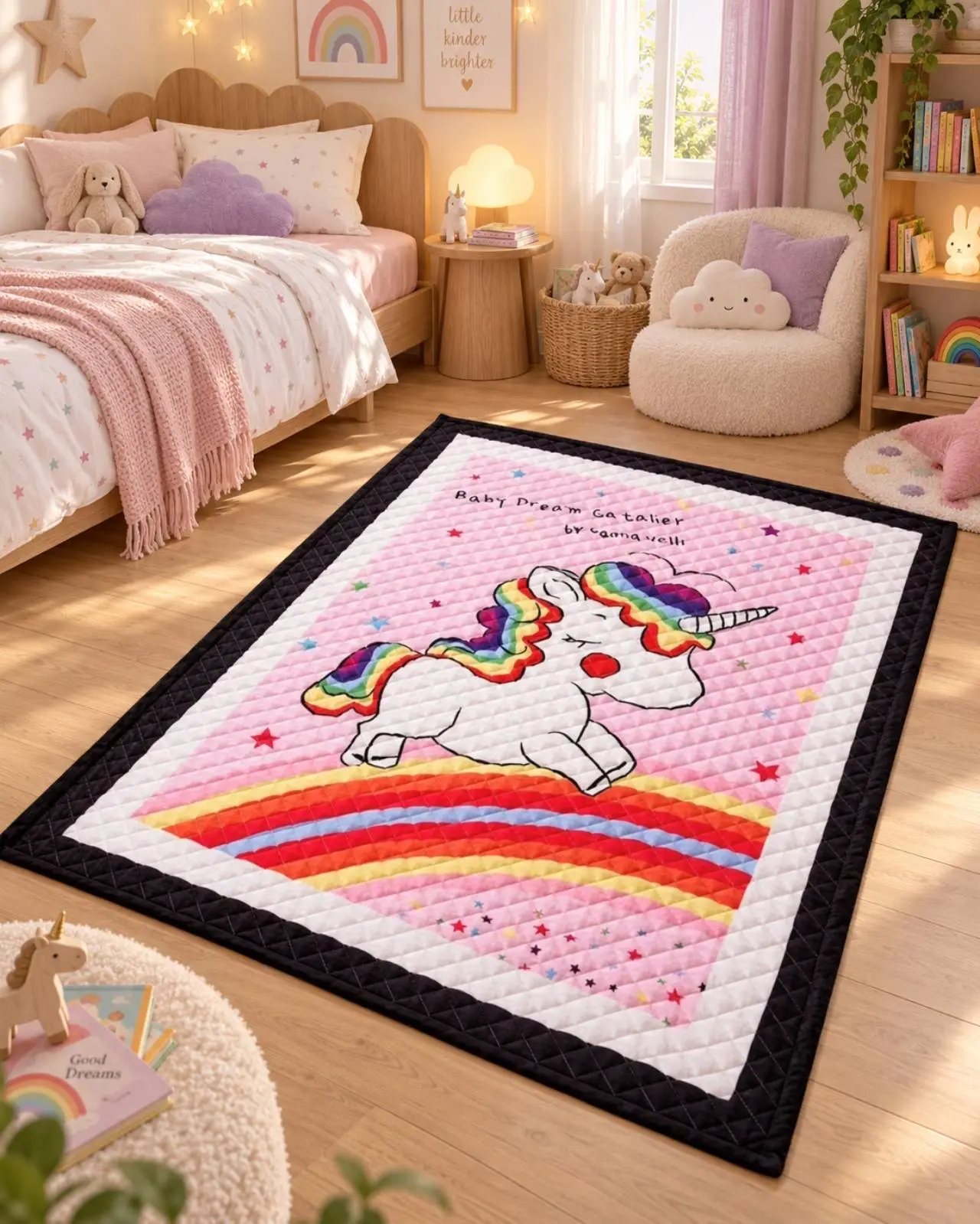 Pamučna podloga Magični Jednorog 200x150cm