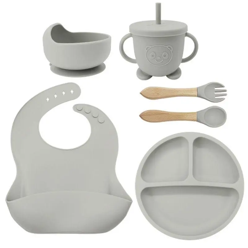 Silikonski set za hranjenje BPA free za bebe