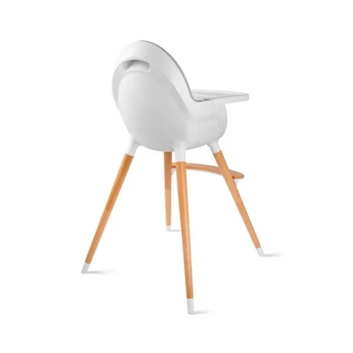 Kinderkraft Fini Grey 2u1 hranilica skandinavska stolica za bebe i decu