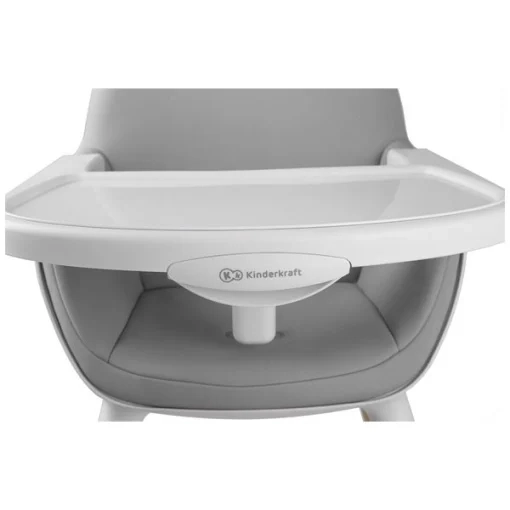 Kinderkraft Fini Grey 2u1 hranilica skandinavska stolica za bebe i decu