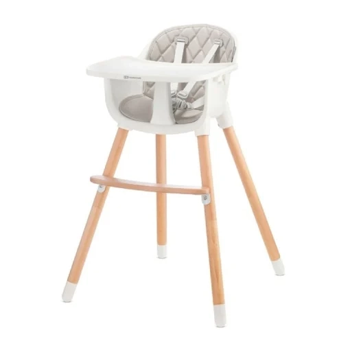Kinderkraft Siena Grey 2u1 hranilica stolica za bebe i decu