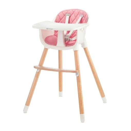 Kinderkraft Siena Pink 2u1 hranilica stolica za bebe i decu