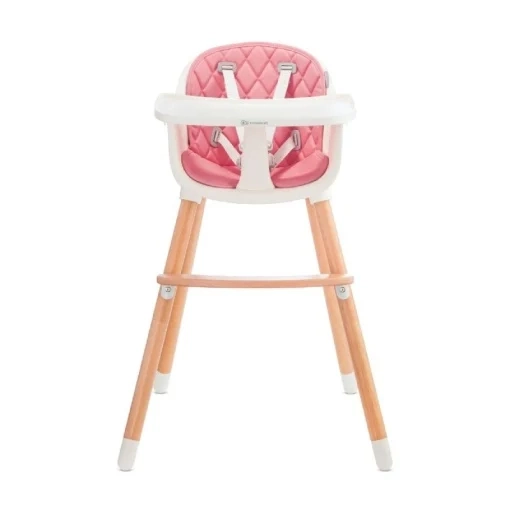 Kinderkraft Siena Pink 2u1 hranilica stolica za bebe i decu