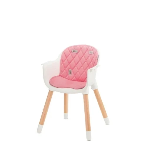 Kinderkraft Siena Pink 2u1 hranilica stolica za bebe i decu