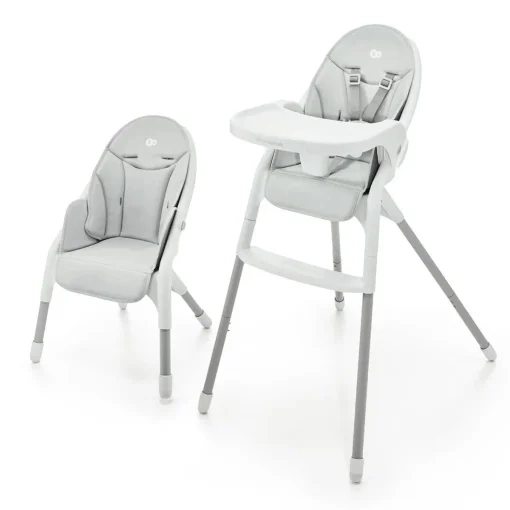 Kinderkraft Dinnly Light Grey sklopiva hranilica za bebe