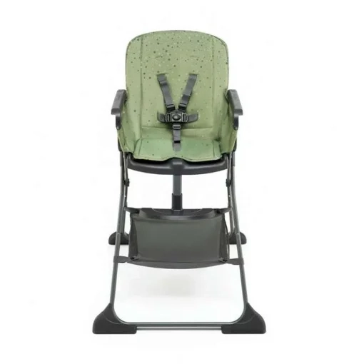 Kinderkraft Foldee Green sklopiva hranilica za bebe sa podesivim naslonom