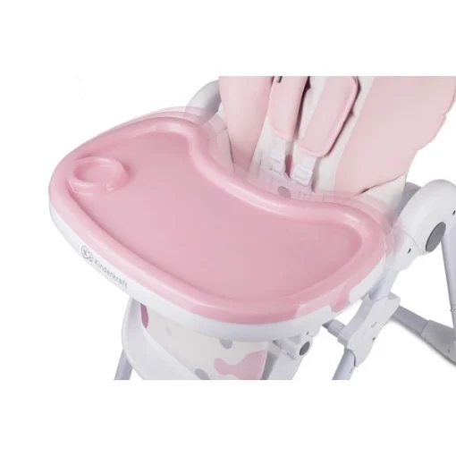 Kinderkraft Yummy Pink – maksimalna udobnost i sigurnost pri svakom obroku