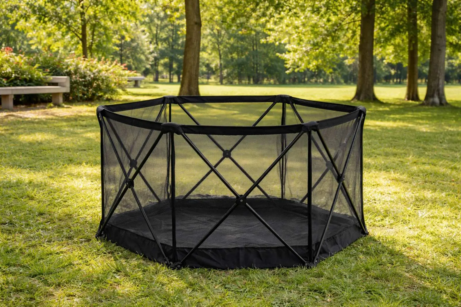 Sklopiva prenosiva ogradica za bebe Pop It Up model Sklopiva prenosiva ogradica za bebe u rasklopljenom stanju Detalj konstrukcije sklopive prenosive ogradice za bebe Pop It Up sklopiva ogradica za bebe u rasklopljenom stanju Kako se sklapa Pop It Up prenosiva ogradica korak po korak