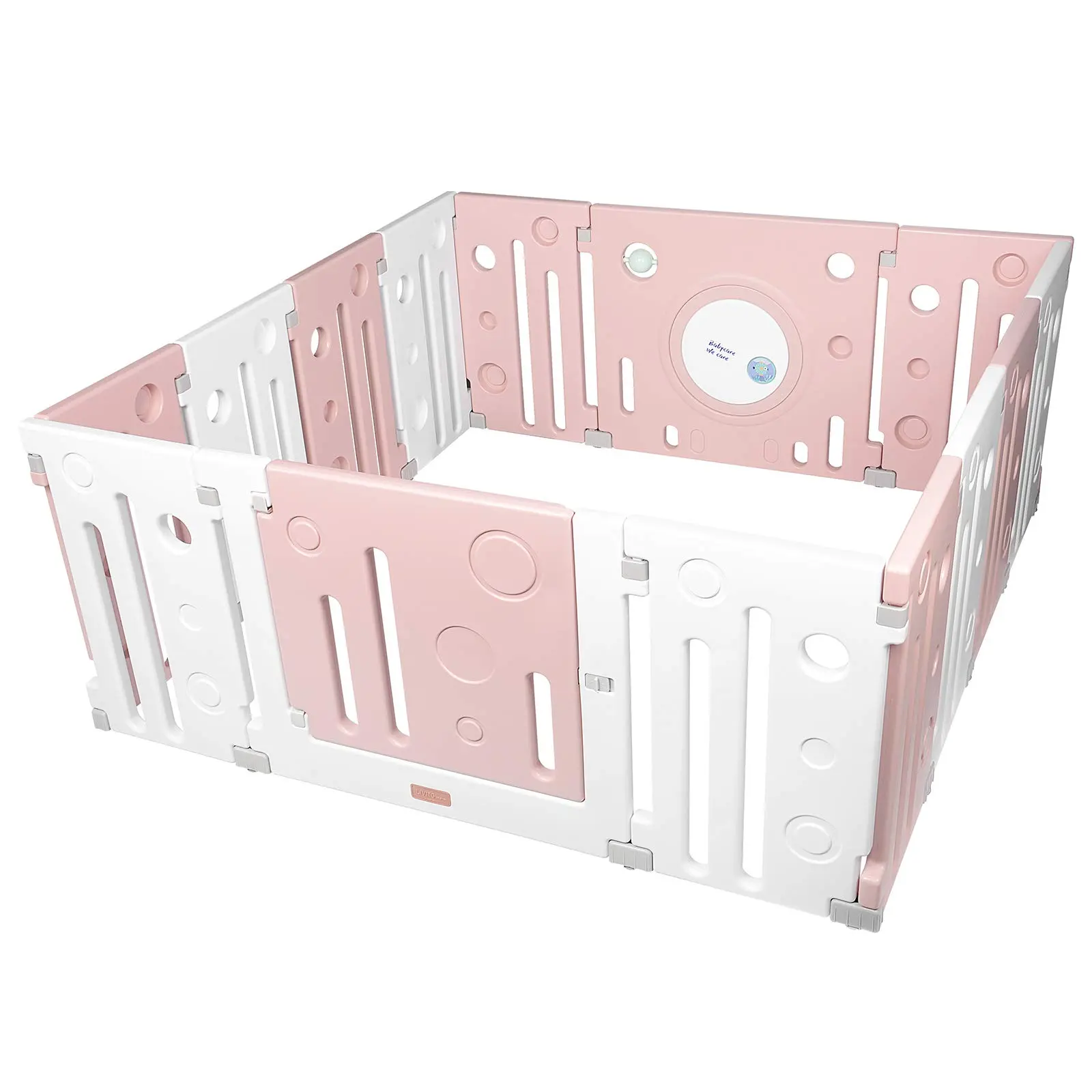 Sklopiva ogradica Principesa u pastelnim bojama za bezbednu igru i odmor dece