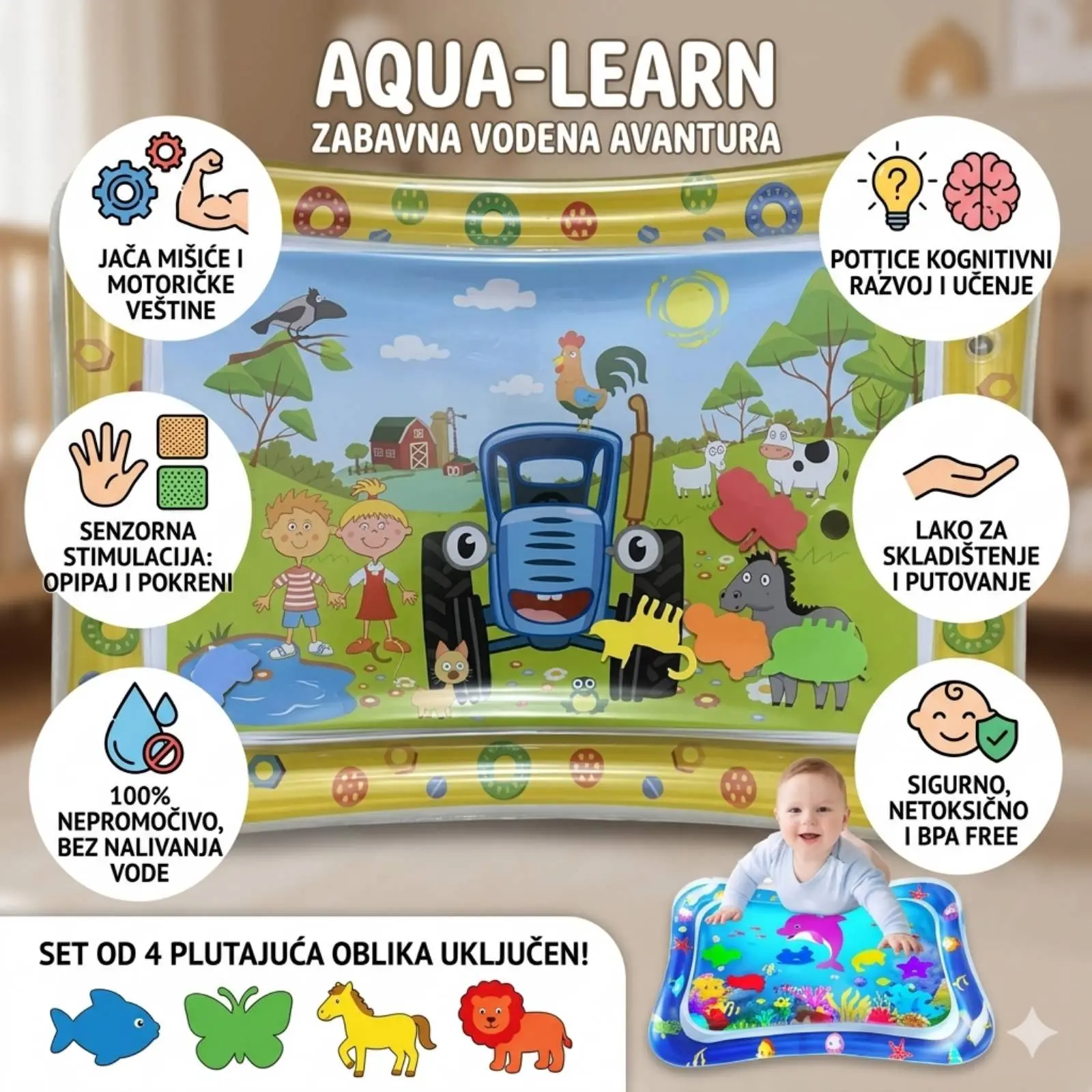 Vodena podloga traktor